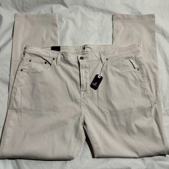 Johnnie-O NWT Men's 40x32 Atlas 5 Pocket Pants Stone JMPA1830 NWT $178 - Picture 1 of 6